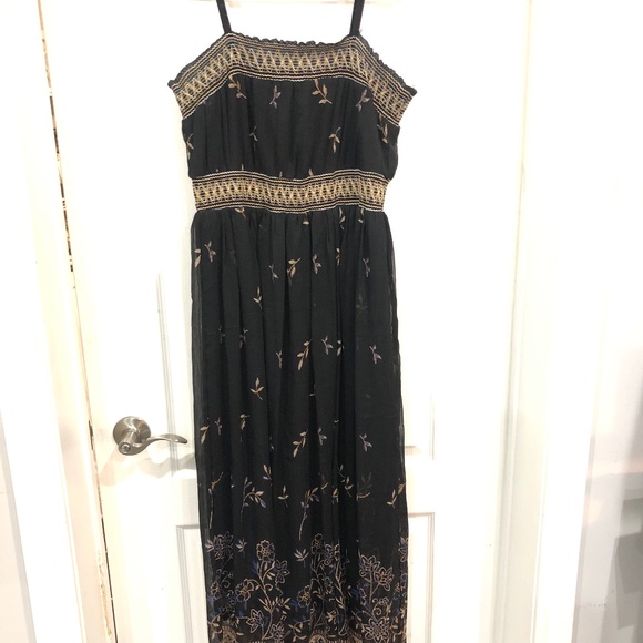 Pretty Boho sheer printed maxi dress - Picture 1 of 9